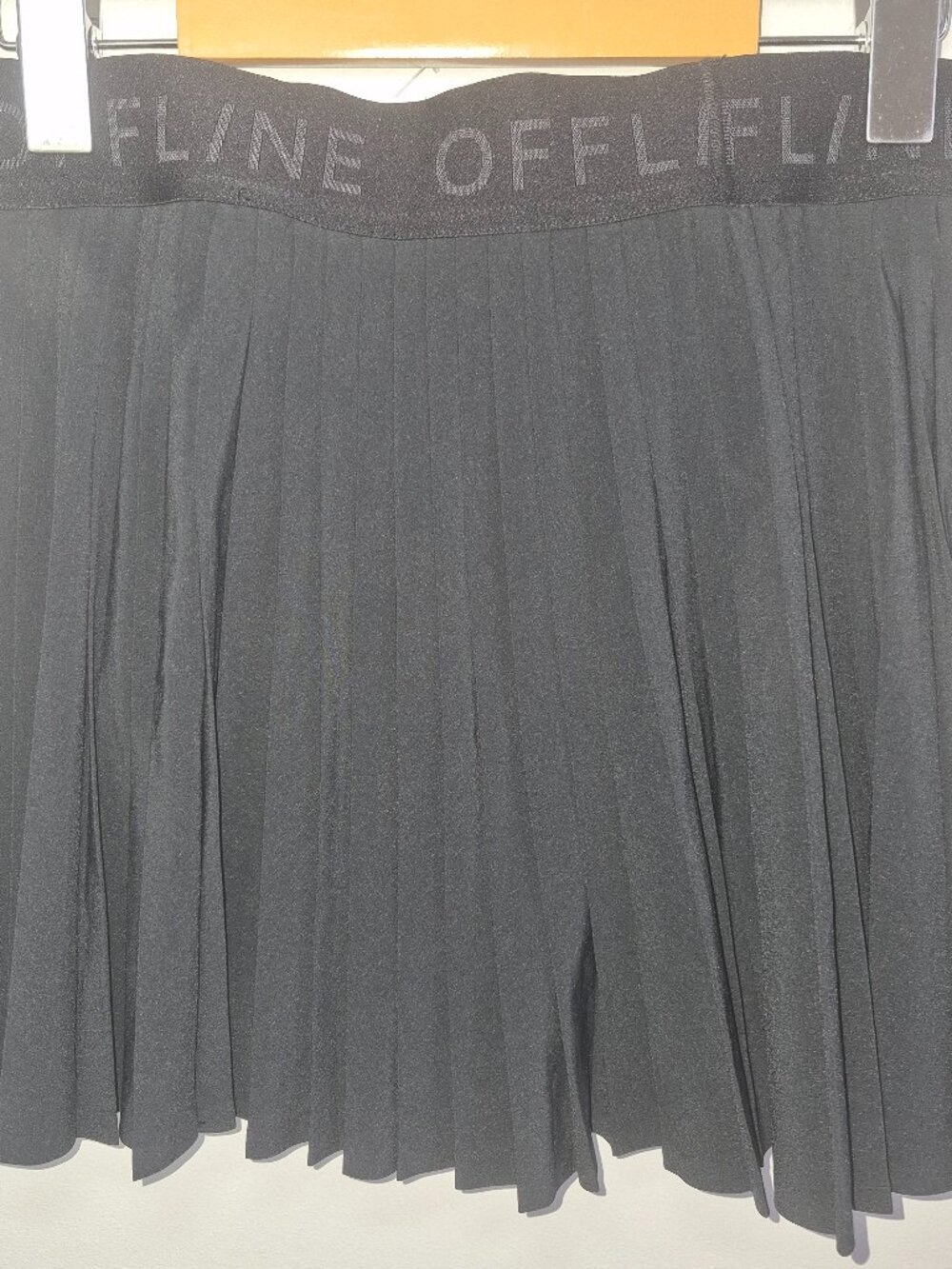 OFFLINE by Aerie Real Me Crossover Skirted Short, Black, Size S/P, NWT